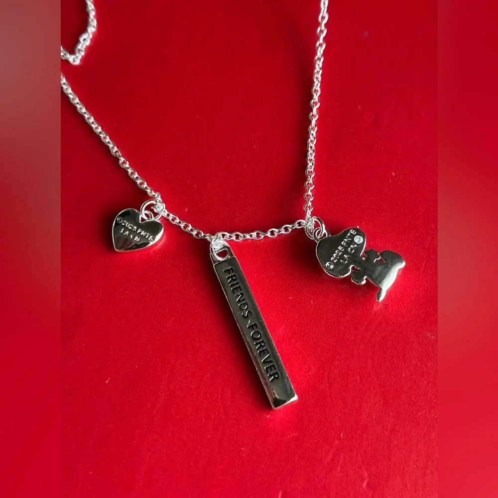 Peanuts Silver Necklace Set with Snoopy Charms - Picture 15 of 16